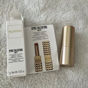 Valentino Spike Valentino Matte Lipstick In 100R Stand Out In Nude MINI .03oz 1g